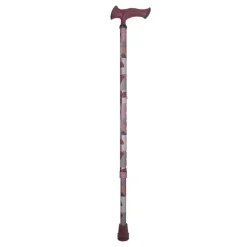 Anatomisk stok - Rosa/lilla mønster