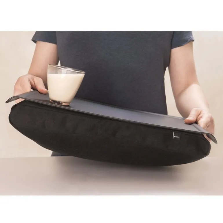 Bakke med pude 46x38 cm - Sort