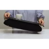 Bakke med pude 43x23 cm - Sort