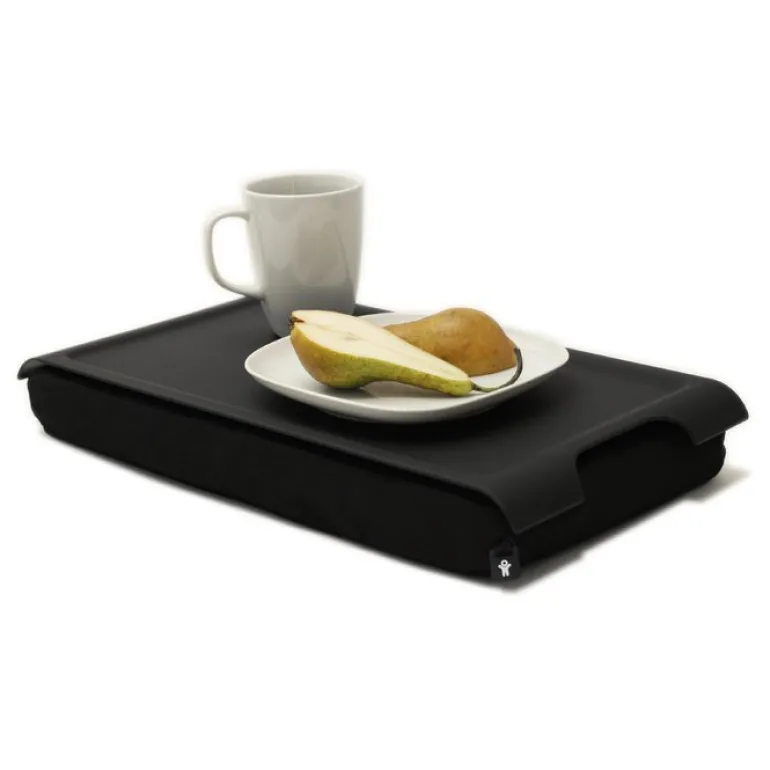 Bakke med pude 43x23 cm - Sort
