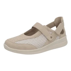 Berkemann ballerina med velcro - Beige