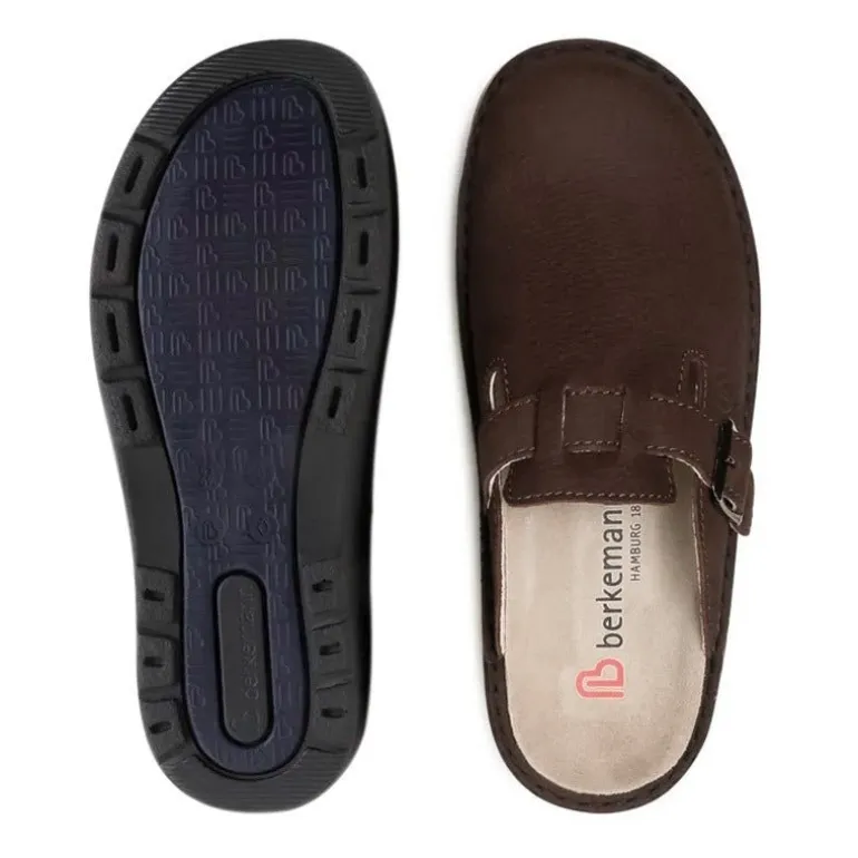 Berkemann herreslipper - Mørkebrun