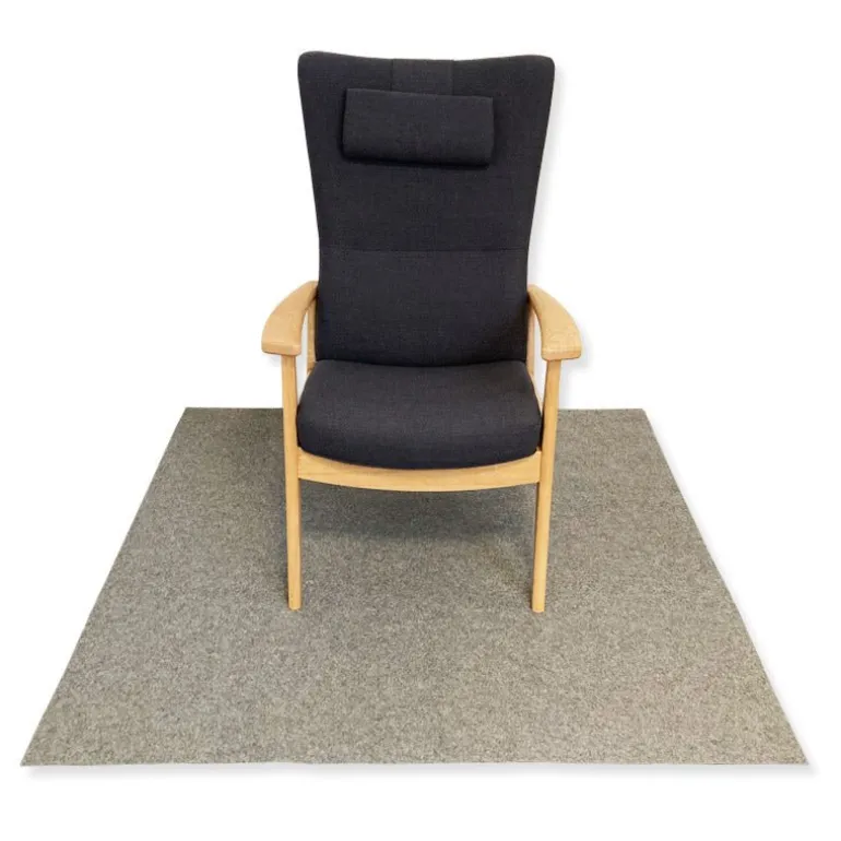 Brandhæmmende gulvtæppe - 150x150 cm