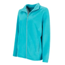 Cardigan i fleece til damer - Turkis