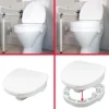 Ezy-Fit toiletforhøjer med låg, 5-10 cm