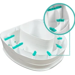 Ezy-Fit toiletforhøjer uden låg, 5-10 cm