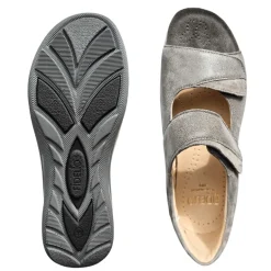 Fidelio damesandal med velcro - Beige