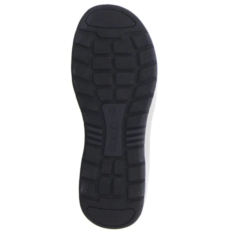 Fidelio sporty damesneaker - Sort/grå