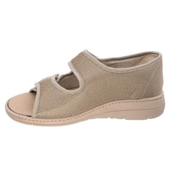 Fischer bred damesandal - Beige