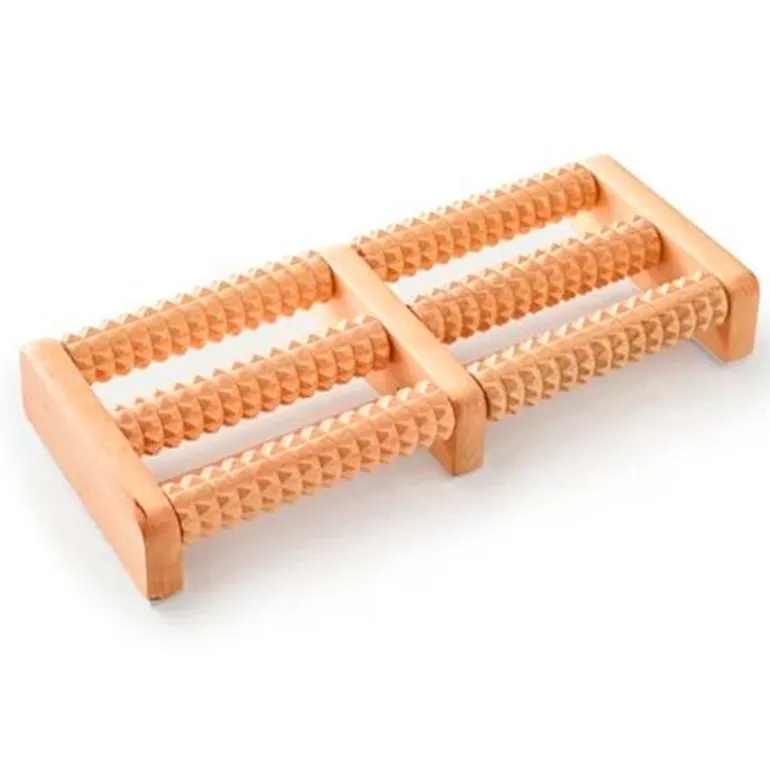 Fodmassagerulle i træ