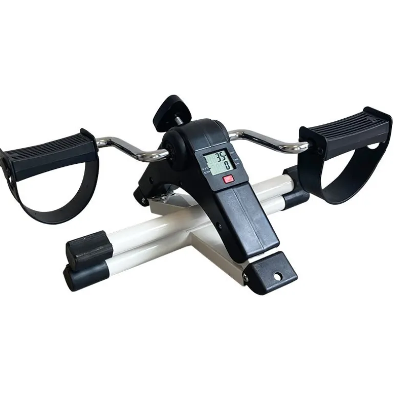 Foldbar digital pedaltræner - Hvid