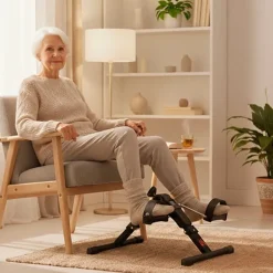Foldbar digital pedaltræner - Sort