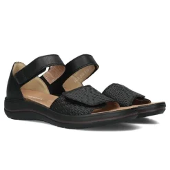 Hartjes damesandal - Sort