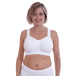 Hvid postoperativ BH - Mirabelle