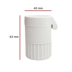 4 i én pilledeler og -knuser