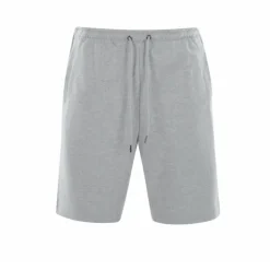 Knælange shorts med elastik - Grå