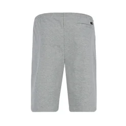 Knælange shorts med elastik - Grå