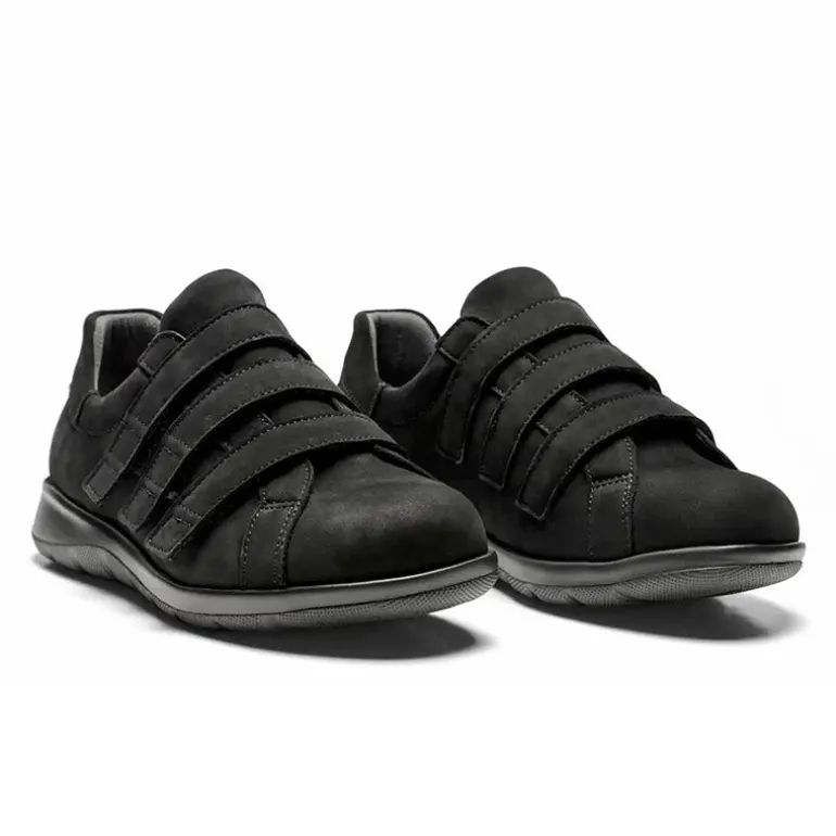 New Feet damesko i nubuck - Sort