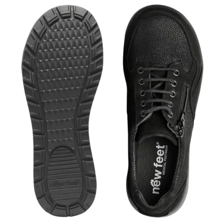 New Feet damesko med stretch - Sort
