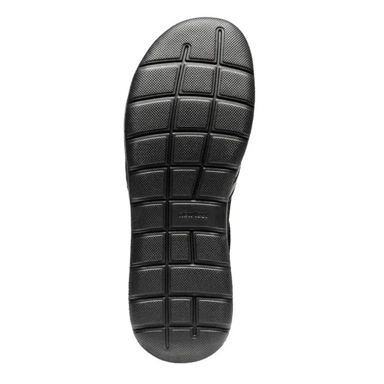 New Feet damesko med velcrorem - Sort