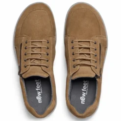 New Feet herresko i ruskind - Brun