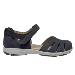New Feet lukket damesandal - Mørkeblå