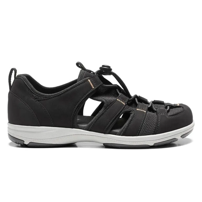 New Feet sporty damesandal - Sort