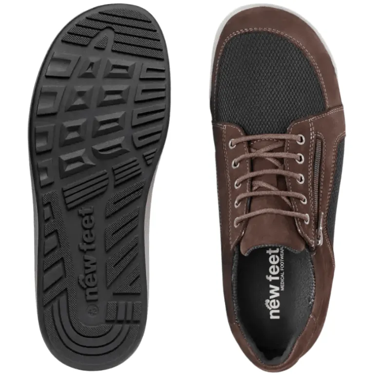 New Feet sporty herresko - Brun