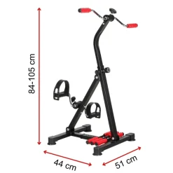 Pedaltræner til arme/ben - inkl. massagerulle