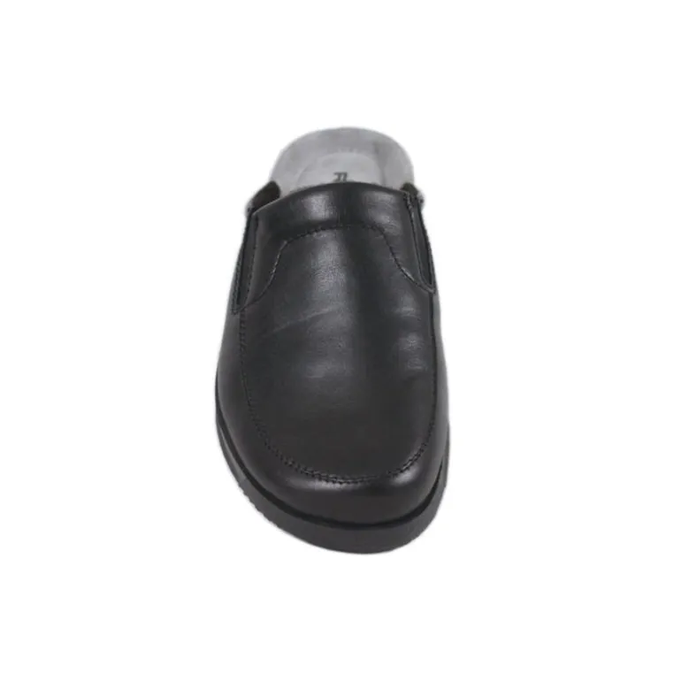 Rohde bred hjemmesko/slipper - Sort
