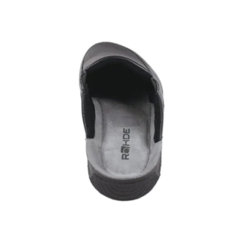 Rohde bred hjemmesko/slipper - Sort