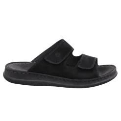 Rohde herreslipper med velcro - Sort