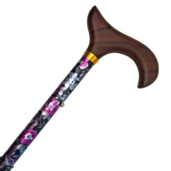 Sammenklappelig stok - Farvede blomster