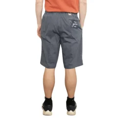 Shorts med elastik i taljen - Støvet blå