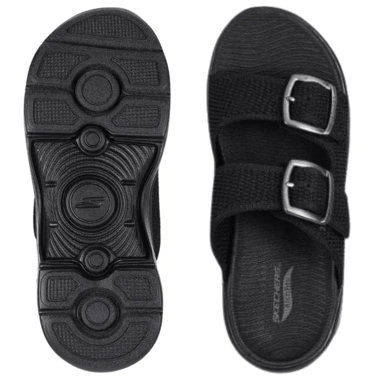 Skechers dameslipper - Sort