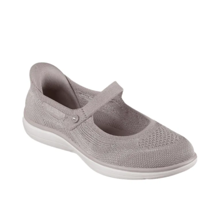Skechers slip-in ballerina - Natur