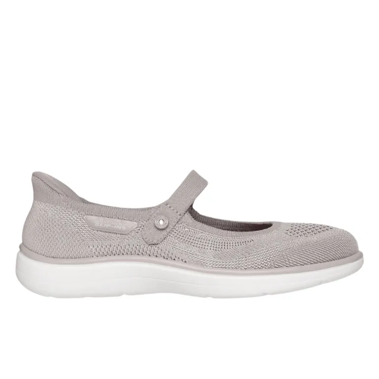 Skechers slip-in ballerina - Natur