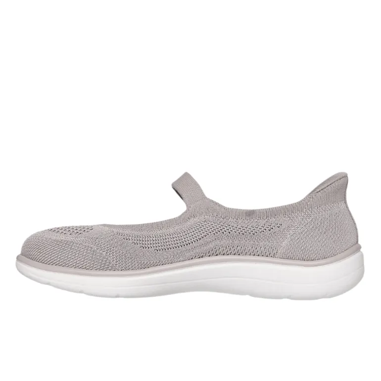 Skechers slip-in ballerina - Natur