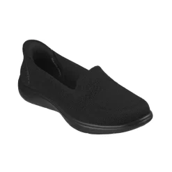 Skechers slip-in ballerina - Sort