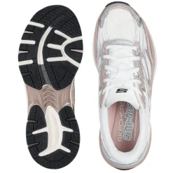 Skechers slip-in damesneaker - Hvid