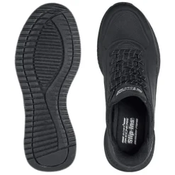 Skechers slip-in damesneaker - Sort