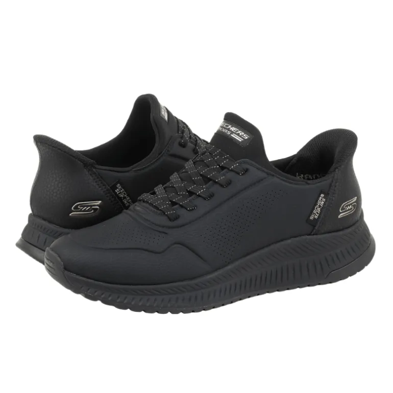 Skechers slip-in damesneaker - Sort