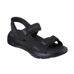 Skechers slip-in herresandal - Sort