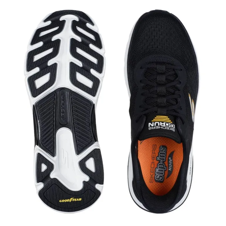 Skechers slip-in herresneaker - Sort/hvid