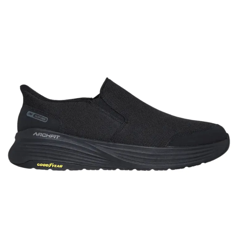 Skechers stabil slip-in herresko - Sort
