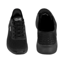 Skechers vandtæt slip-in damesneaker - Sort