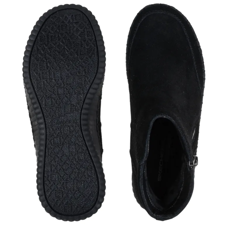 Skechers varmt foret damestøvle - Sort