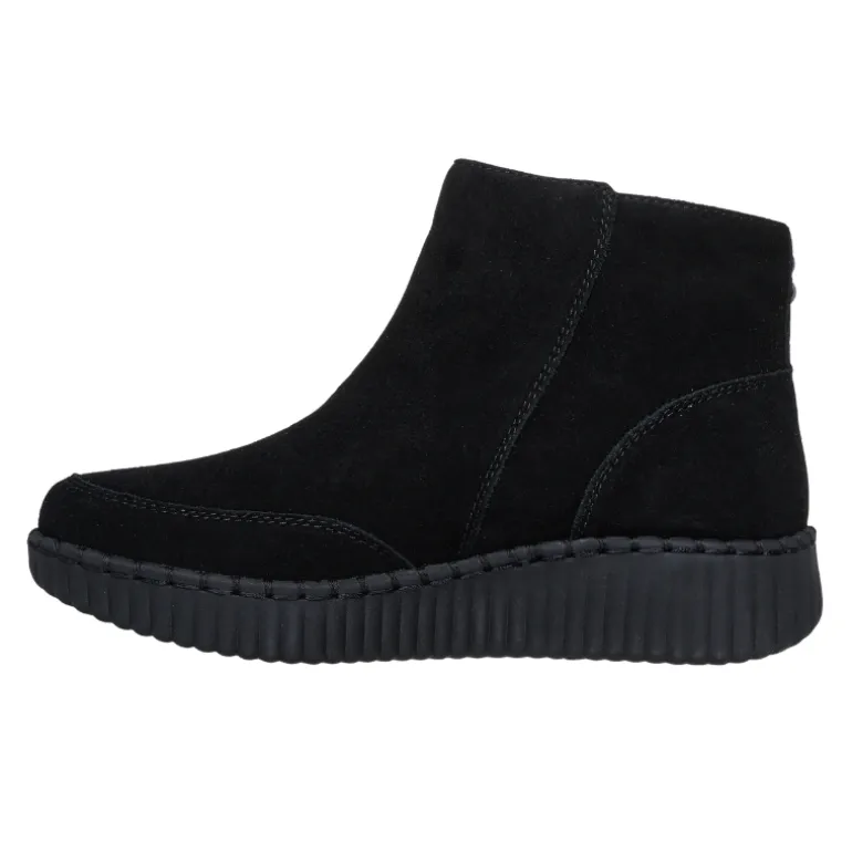 Skechers varmt foret damestøvle - Sort