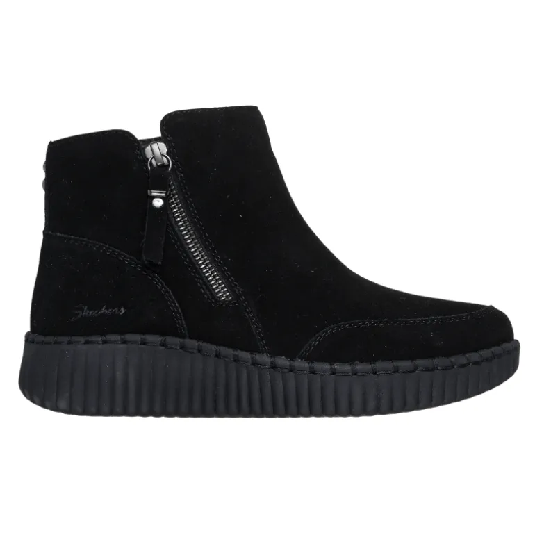Skechers varmt foret damestøvle - Sort