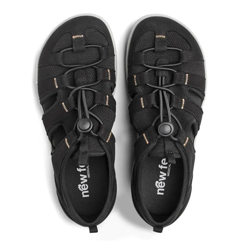 Sporty herresandal - Sort